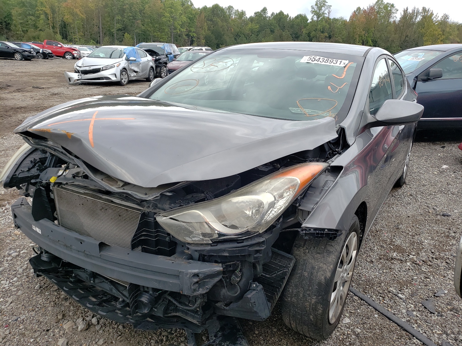Photo 2 from auction – 2012 HYUNDAI ELANTRA GL with VIN 5NPDH4AEXCH077431