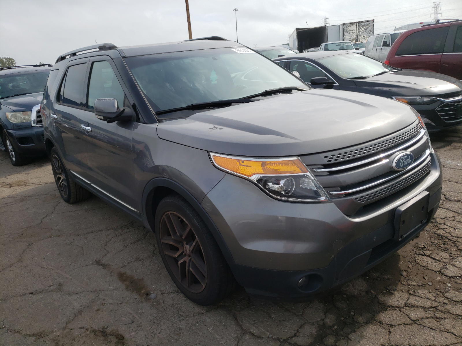 FORD EXPLORER L 2014 with VIN 1FM5K8F86EGC09183 - Photo from auction