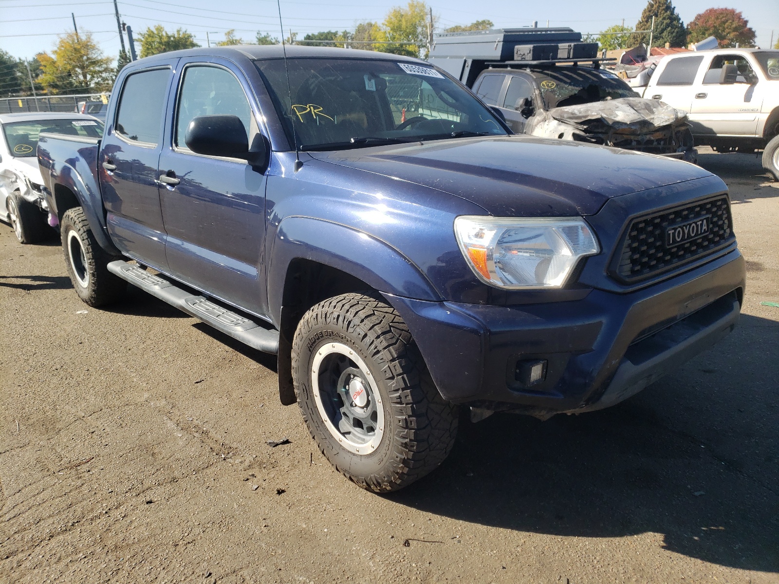 TOYOTA TACOMA DOU 2013 with VIN 3TMLU4EN3DM106720 - Photo from auction