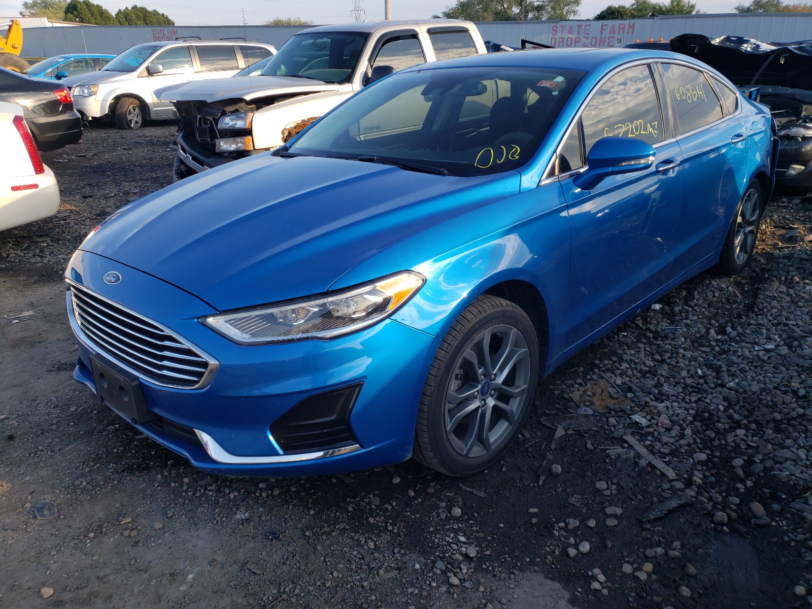 Photo 2 from auction – 2019 FORD FUSION SEL with VIN 3FA6P0CD3KR141965