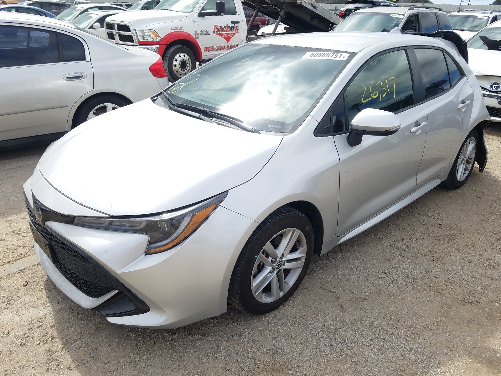 Photo 2 from auction – 2020 TOYOTA COROLLA SE with VIN JTND4RBE0L3100763
