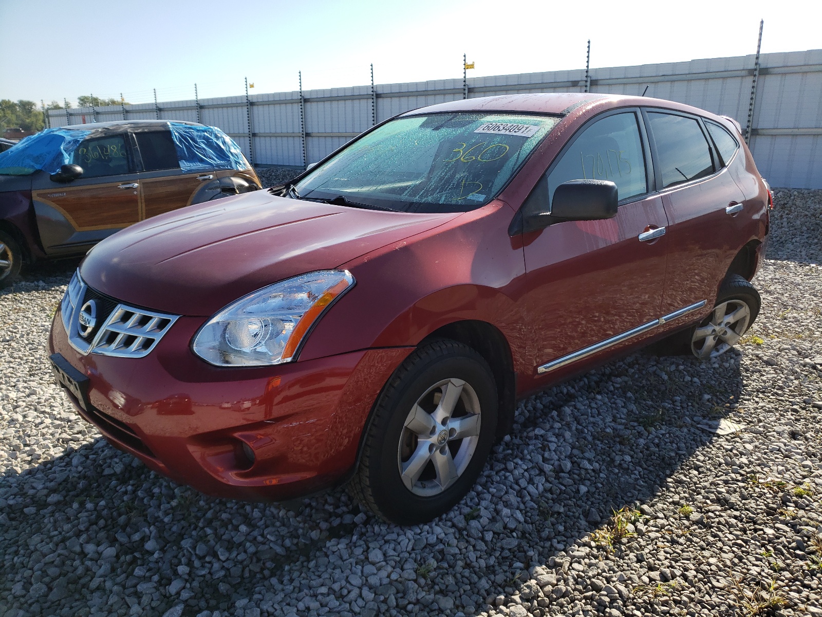 Photo 2 from auction – 2012 NISSAN ROGUE S with VIN JN8AS5MV7CW354475
