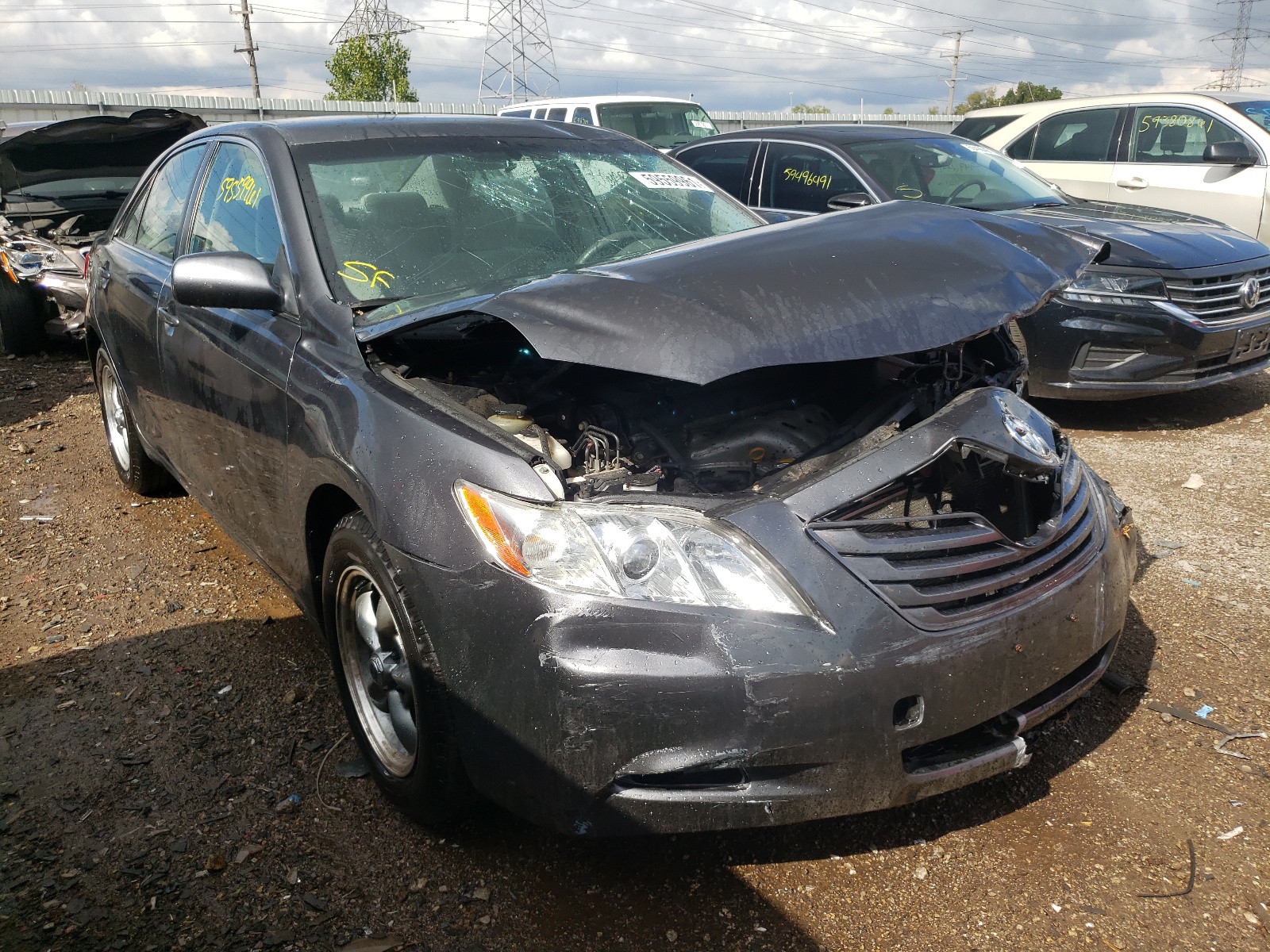 TOYOTA CAMRY CE 2007 with VIN JTNBE46K273102348 - Photo from auction
