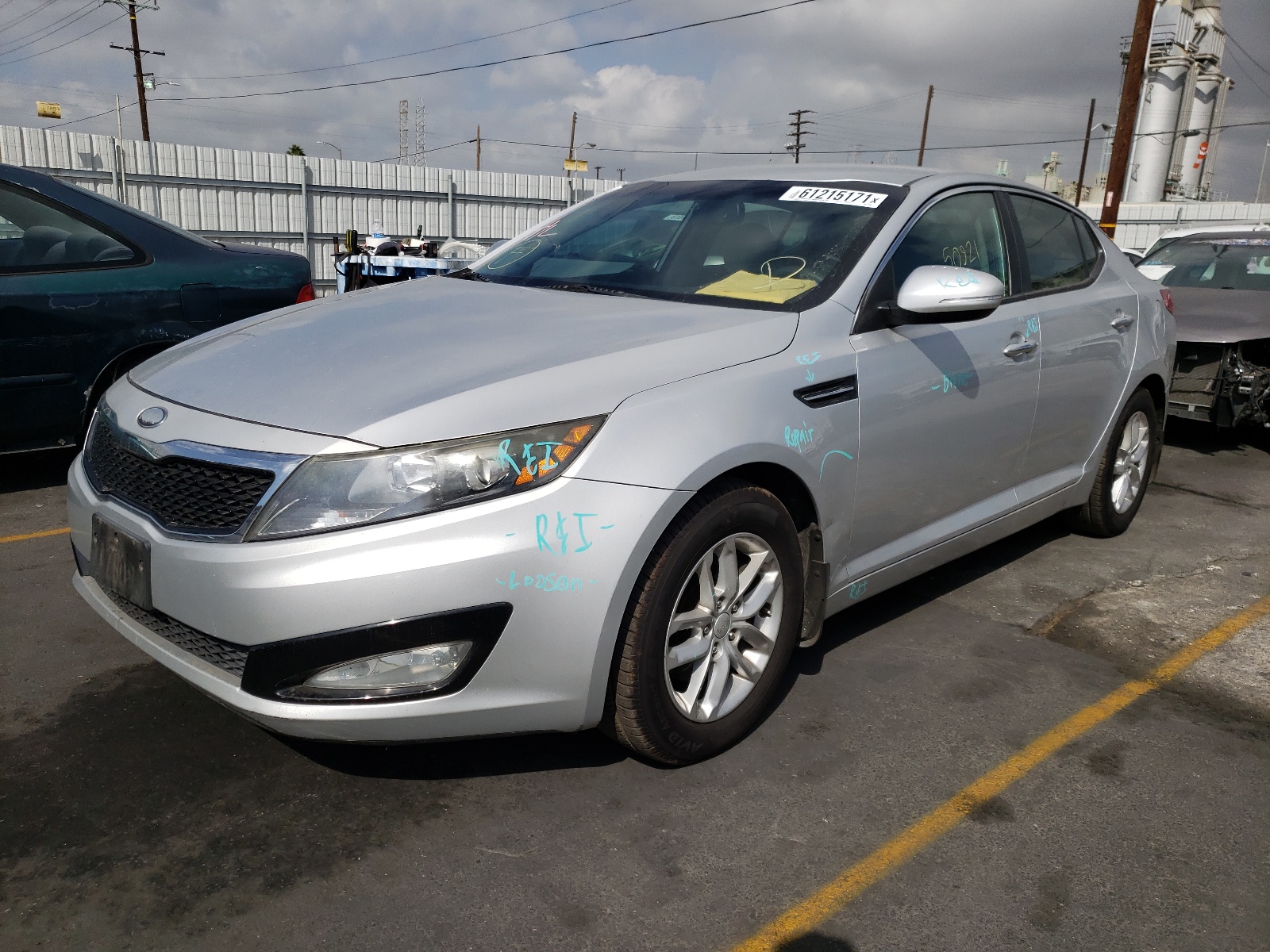 Photo 2 from auction – 2013 KIA OPTIMA LX with VIN 5XXGM4A73DG209680