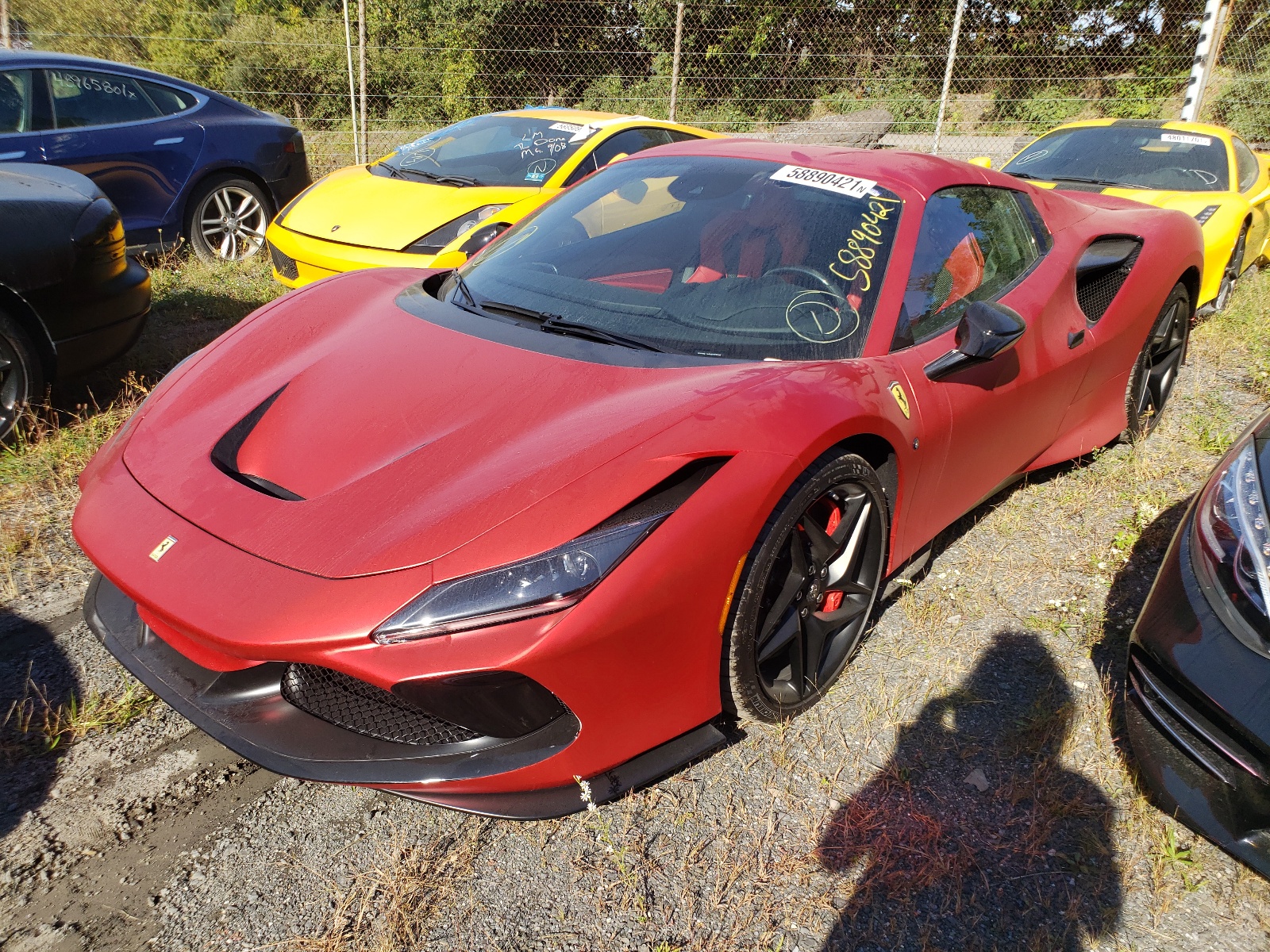 Photo 2 from auction – 2021 FERRARI F8 SPIDER with VIN ZFF93LMAXM0260691