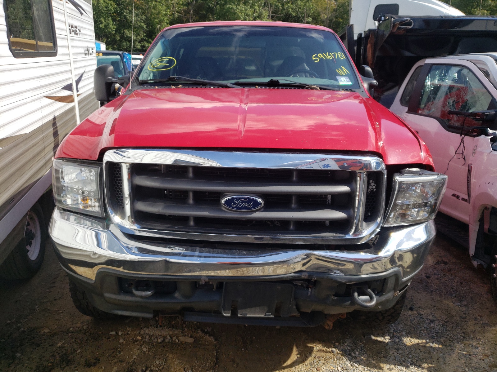 Photo 7 from auction – 2004 FORD F250 SUPER with VIN 1FTNW21L94EA71831