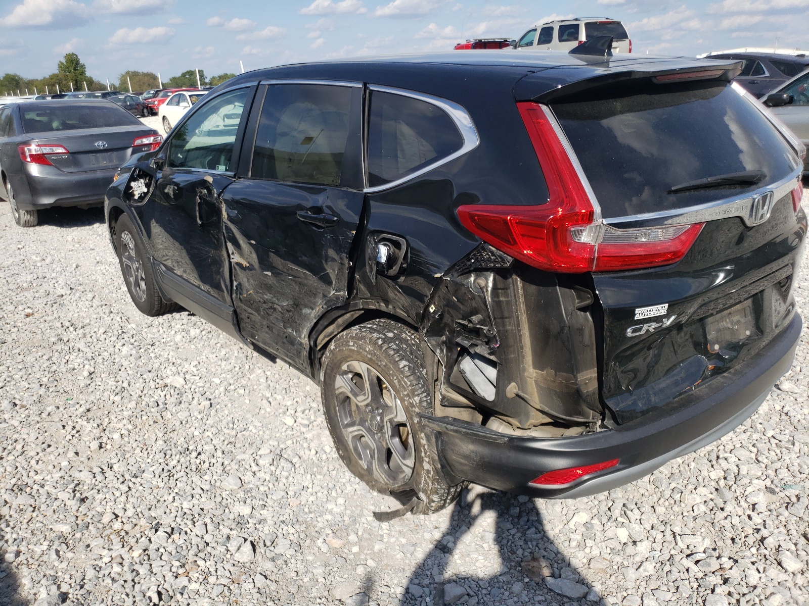 Photo 9 from auction – 2018 HONDA CR-V EX with VIN 7FARW1H54JE005690