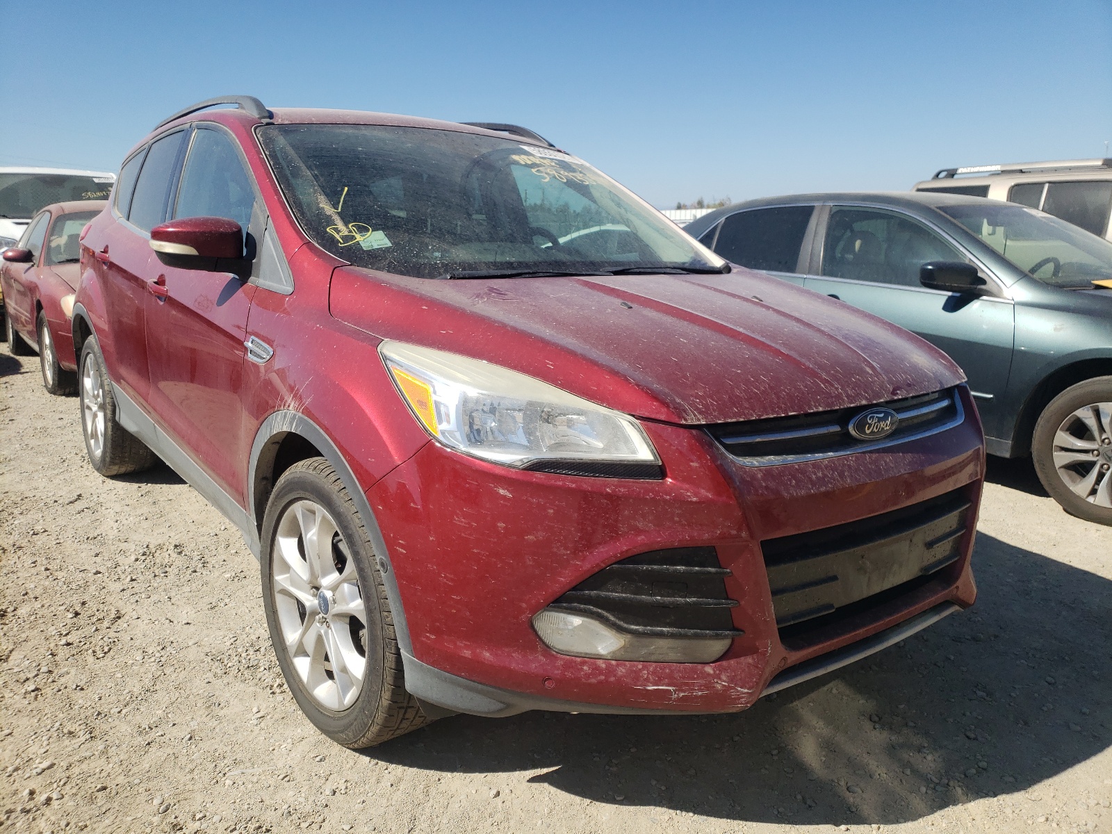 FORD ESCAPE SEL 2013 with VIN 1FMCU0HX0DUA11304 - Photo from auction