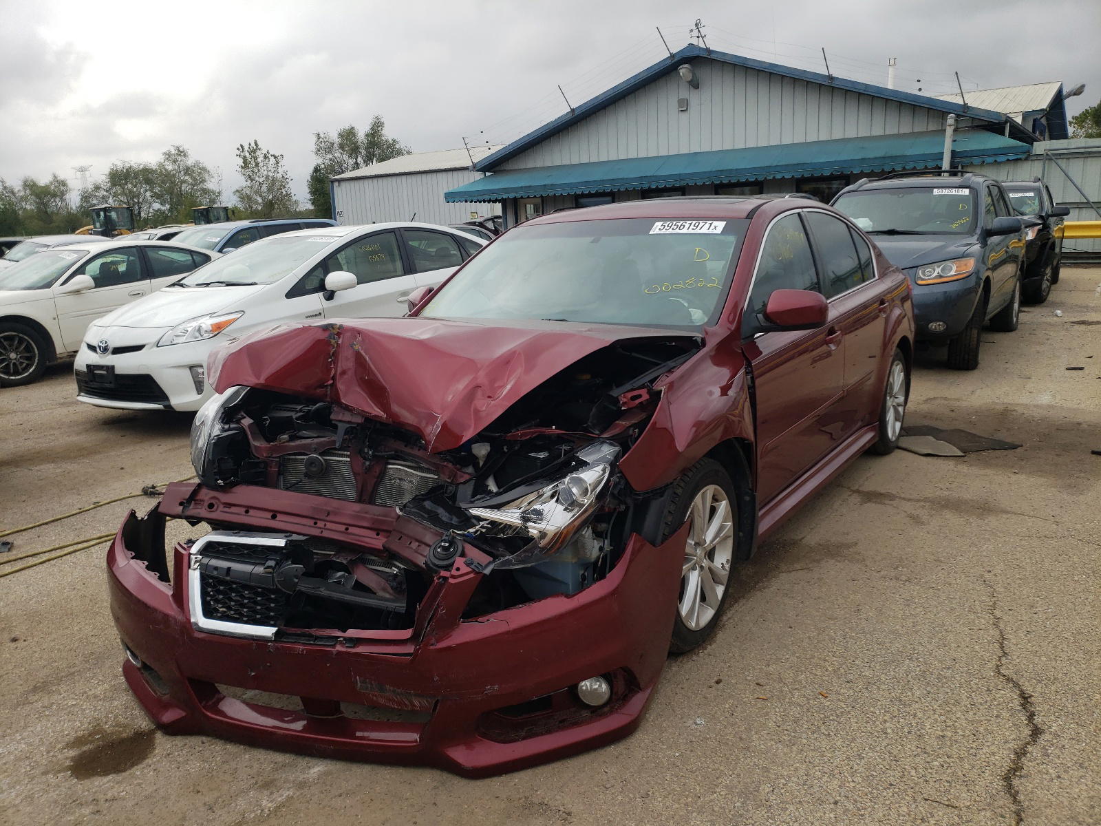 Photo 2 from auction – 2014 SUBARU LEGACY 2.5 with VIN 4S3BMBL68E3002822