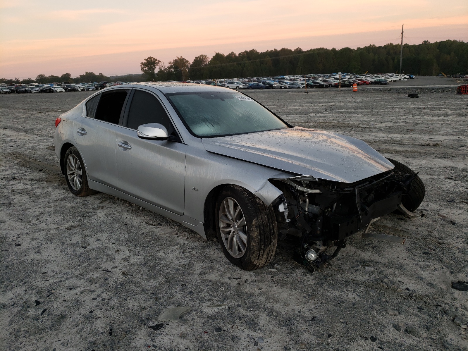INFINITI Q50 PREMIU 2017 with VIN JN1EV7AP1HM740336 - Photo from auction