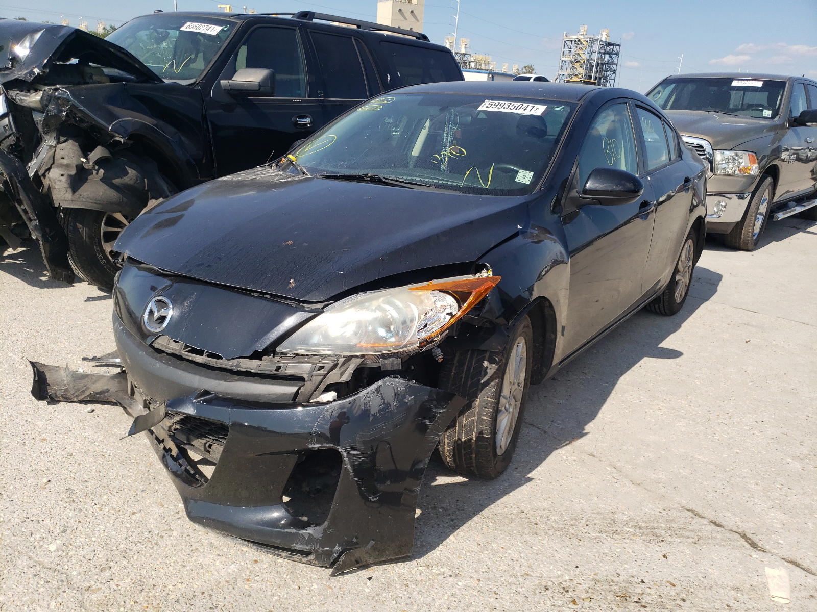 Photo 2 from auction – 2012 MAZDA 3 I with VIN JM1BL1V78C1612960