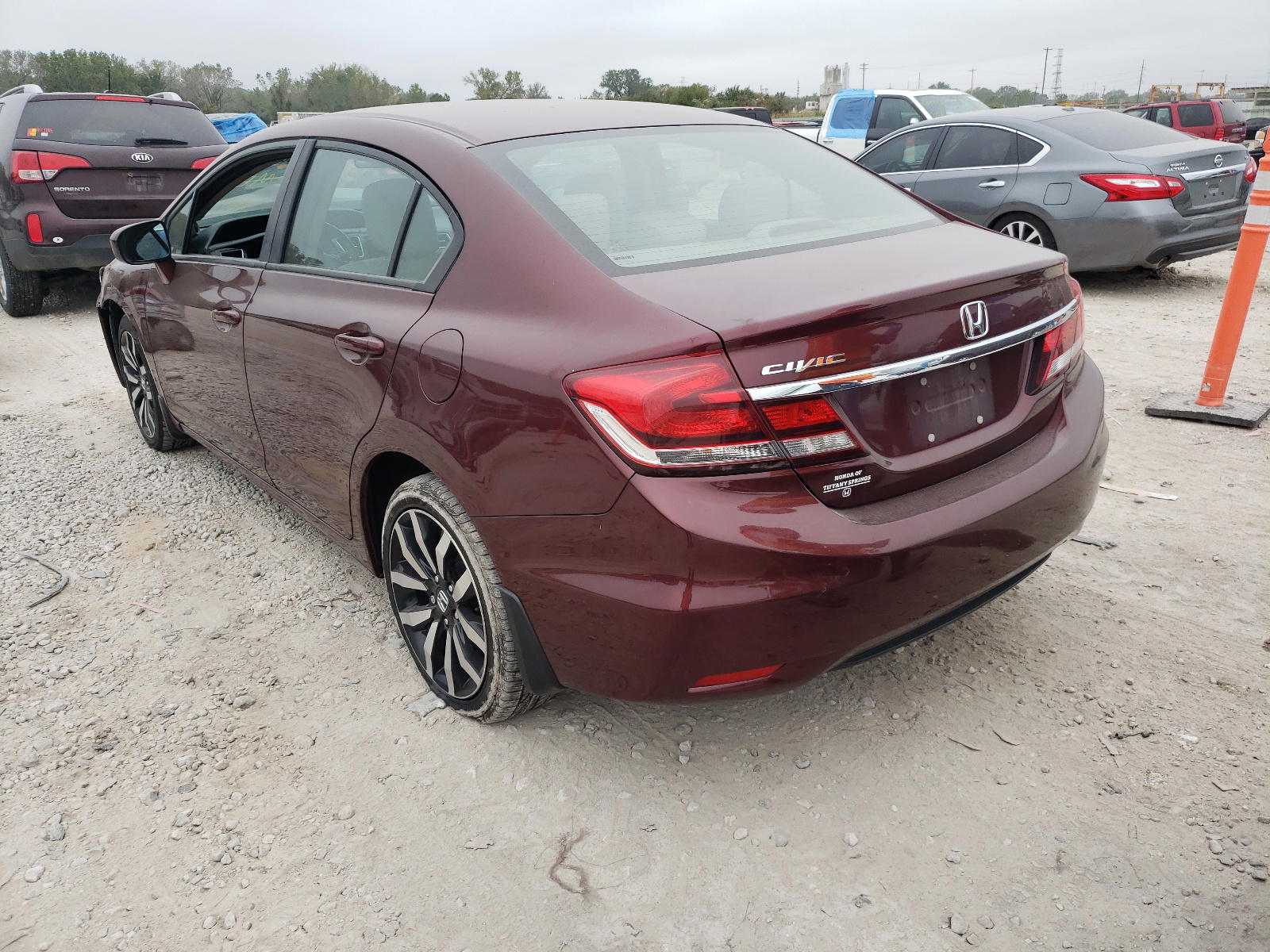 Photo 3 from auction – 2014 HONDA CIVIC EXL with VIN 19XFB2F90EE079691