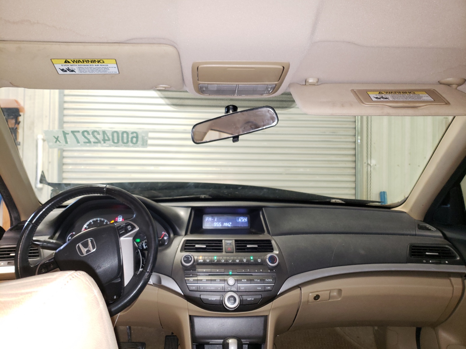 Photo 9 from auction – 2011 HONDA ACCORD SE with VIN 1HGCP2F6XBA084987