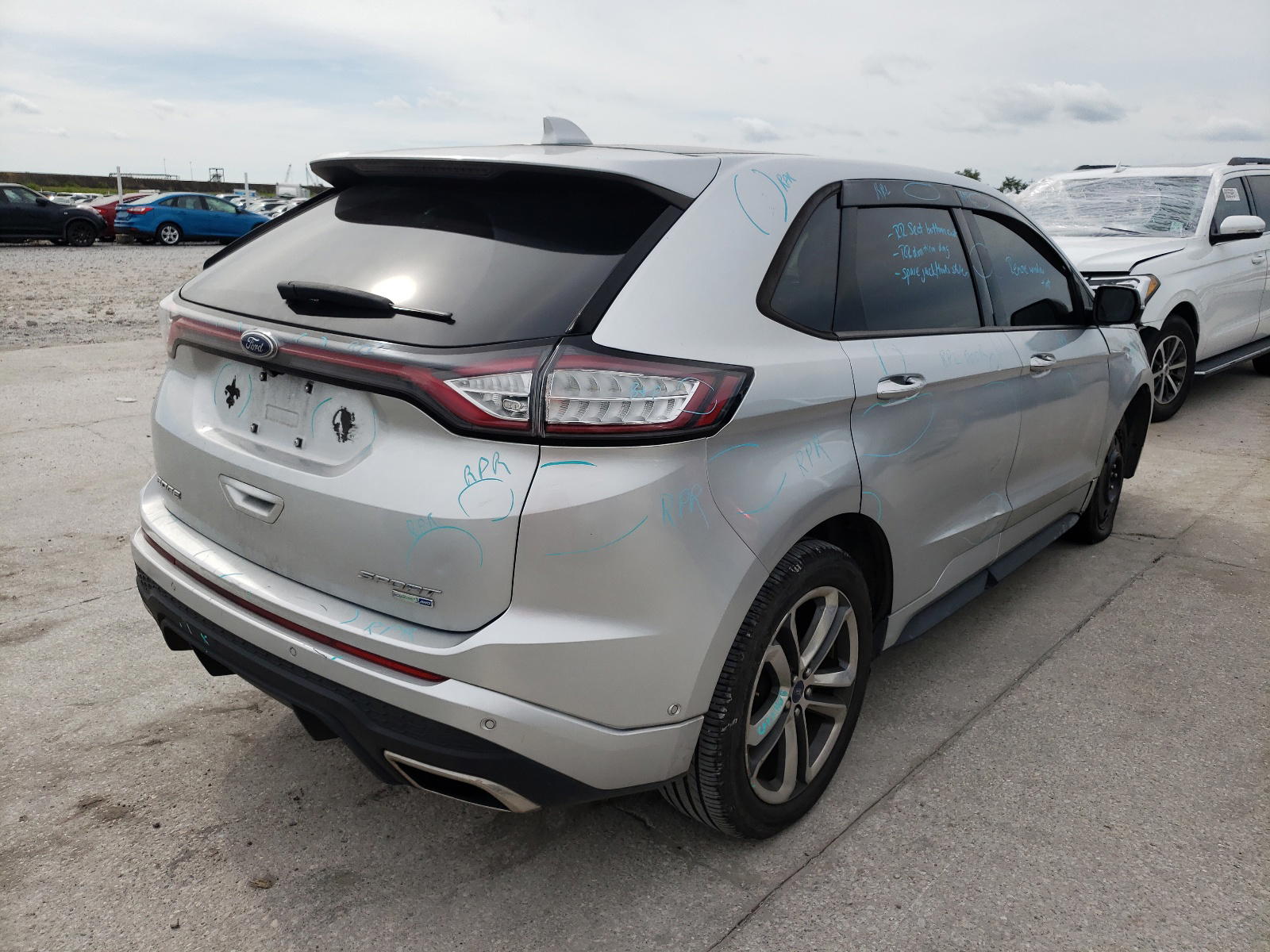 Photo 4 from auction – 2015 FORD EDGE SPORT with VIN 2FMTK4AP1FBB94891