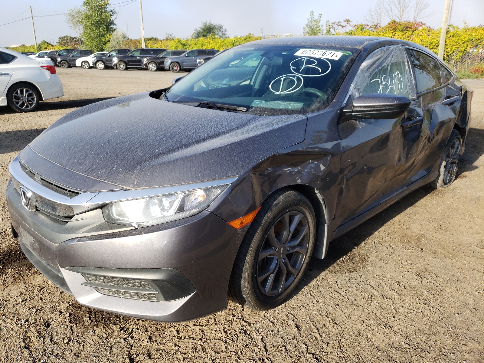 Photo 2 from auction – 2016 HONDA CIVIC LX with VIN 2HGFC2F55GH030425