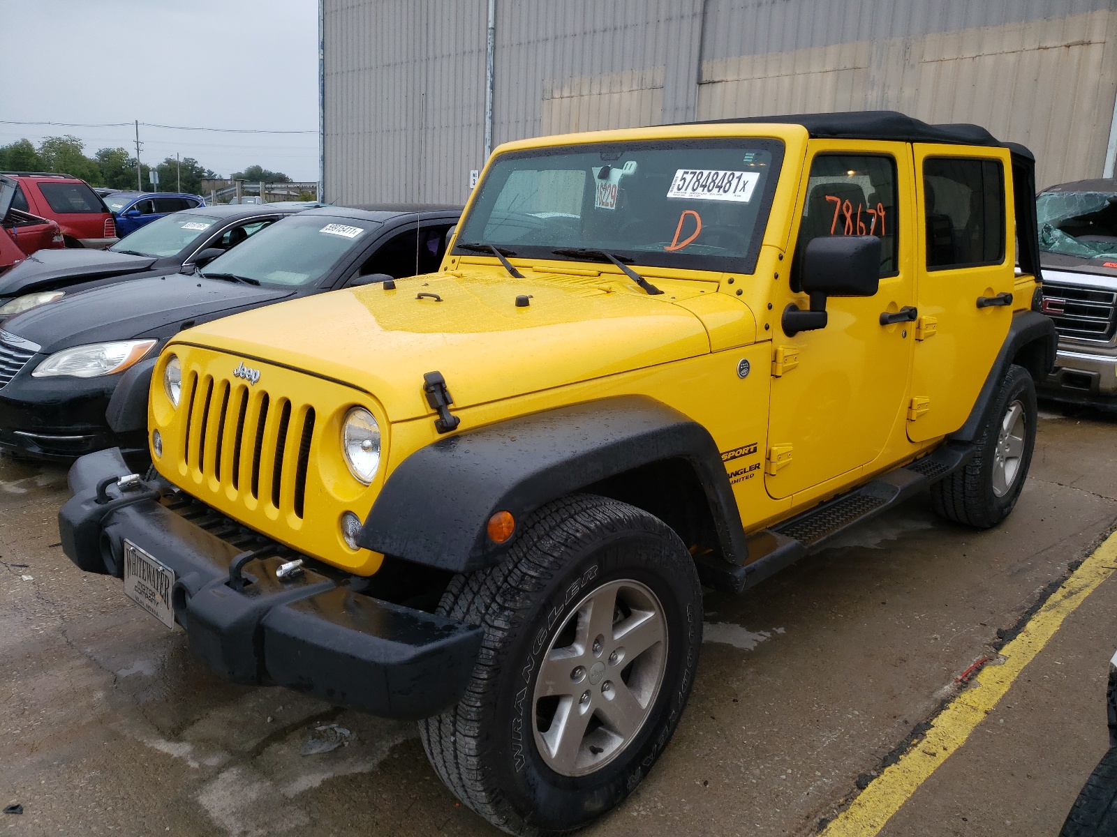 Photo 2 from auction – 2015 JEEP WRANGLER U with VIN 1C4HJWDG2FL605008