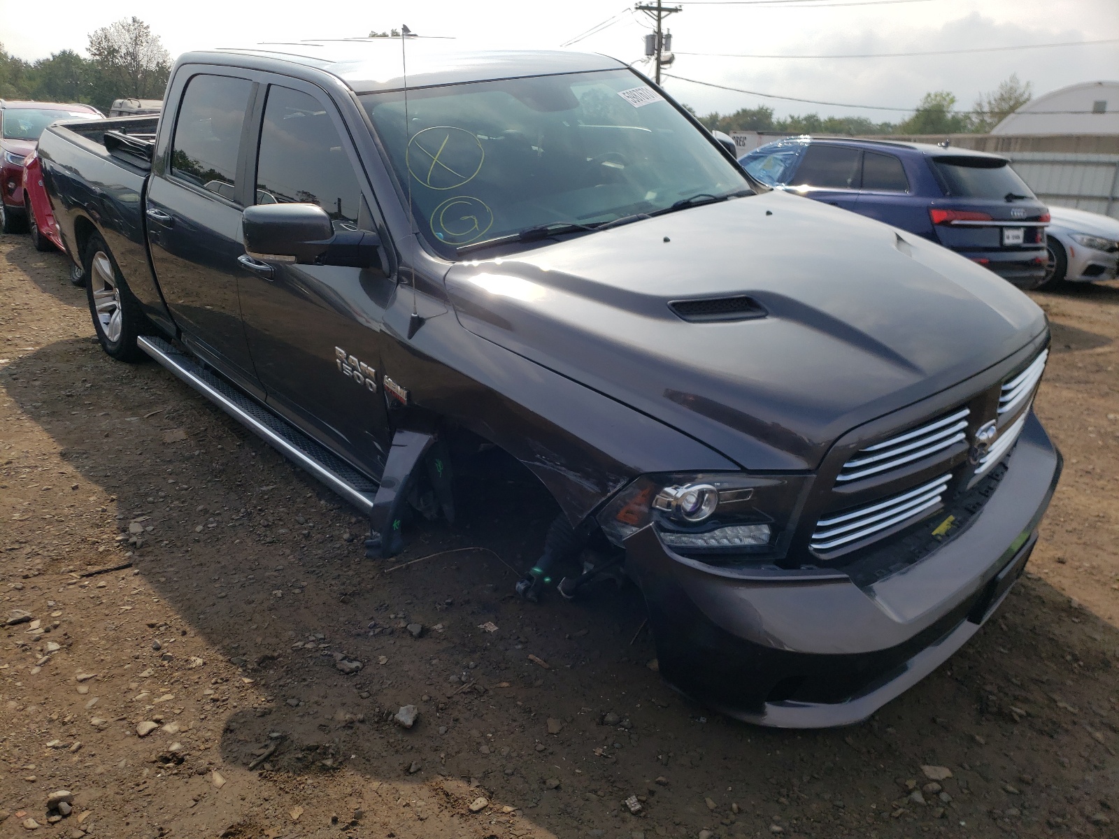 RAM 1500 SPORT 2014 with VIN 1C6RR7UT8ES402040 - Photo from auction