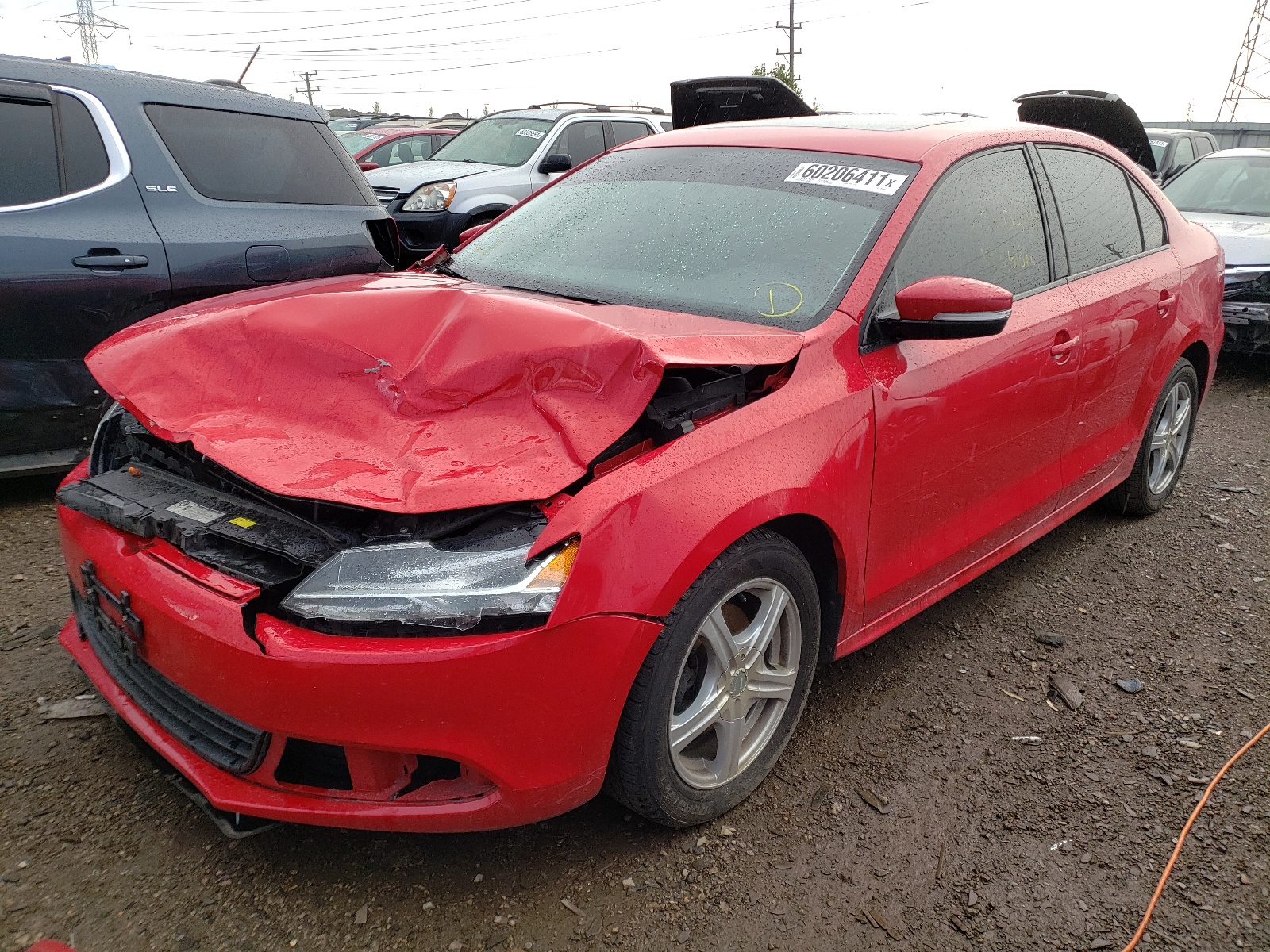 Photo 2 from auction – 2012 VOLKSWAGEN JETTA TDI with VIN 3VWLL7AJ0CM417945