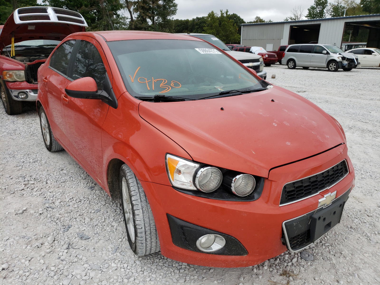 CHEVROLET SONIC LT 2012 with VIN 1G1JC5SH9C4158550 - Photo from auction