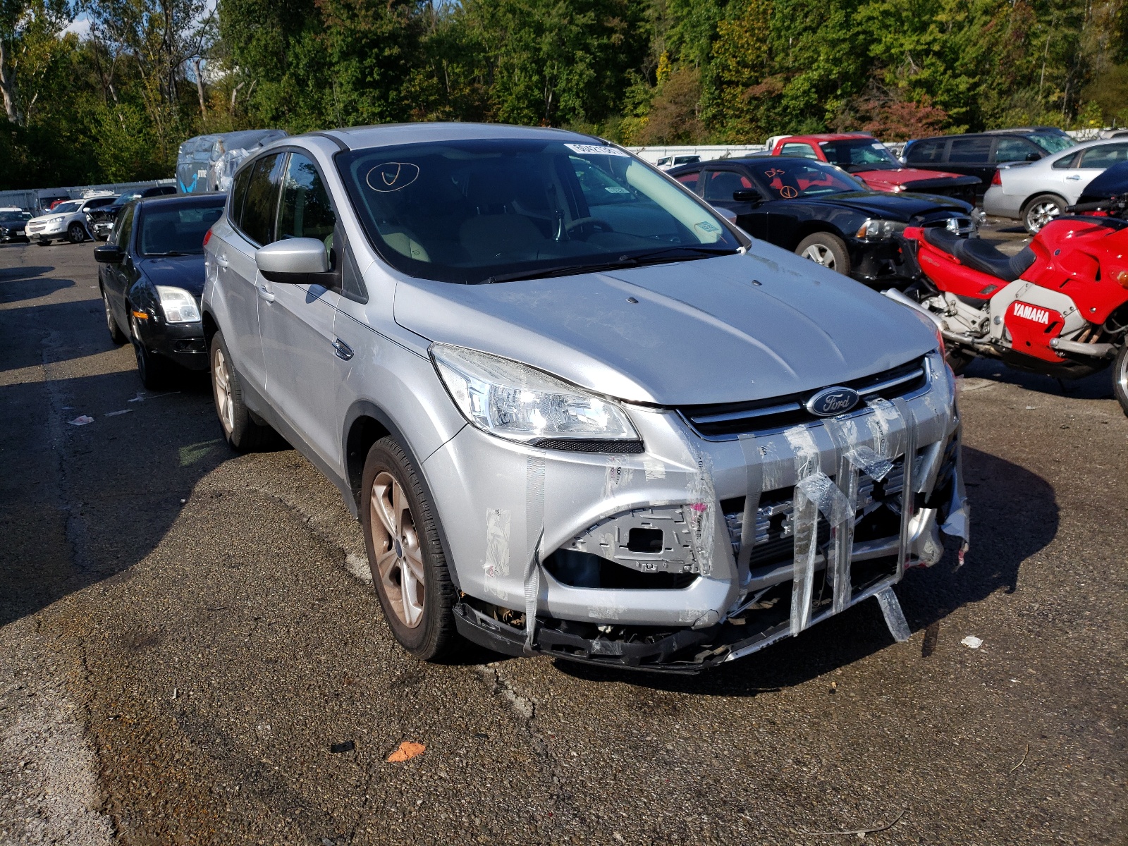 FORD ESCAPE SE 2013 with VIN 1FMCU0GX3DUD48728 - Photo from auction