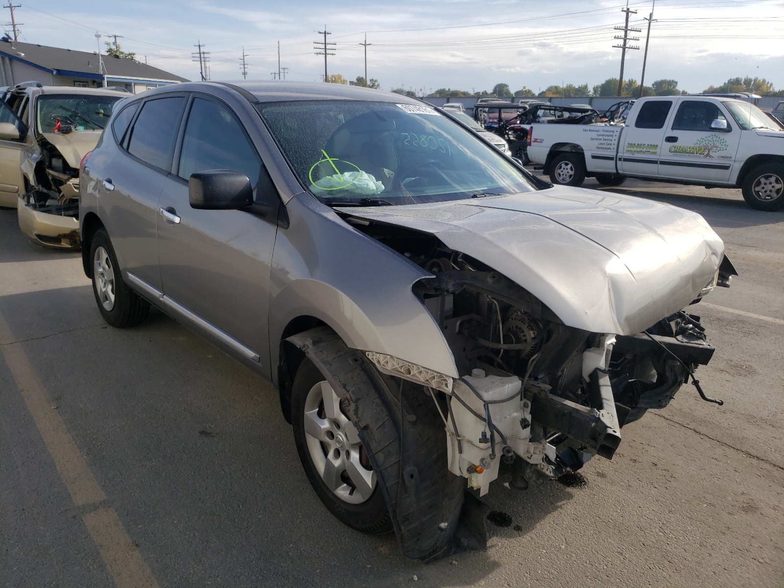 NISSAN ROGUE S 2012 with VIN JN8AS5MV5CW382629 - Photo from auction