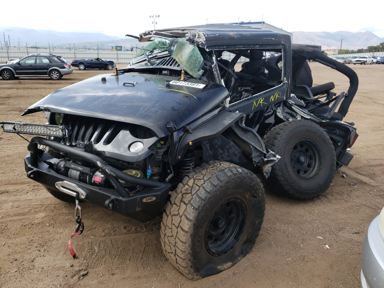 Photo 2 from auction – 2015 JEEP WRANGLER S with VIN 1C4AJWAG8FL503377