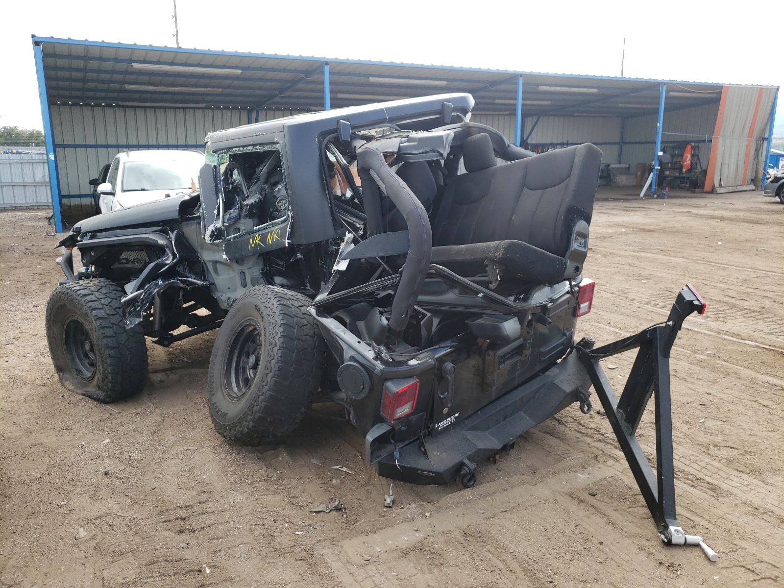 Photo 3 from auction – 2015 JEEP WRANGLER S with VIN 1C4AJWAG8FL503377