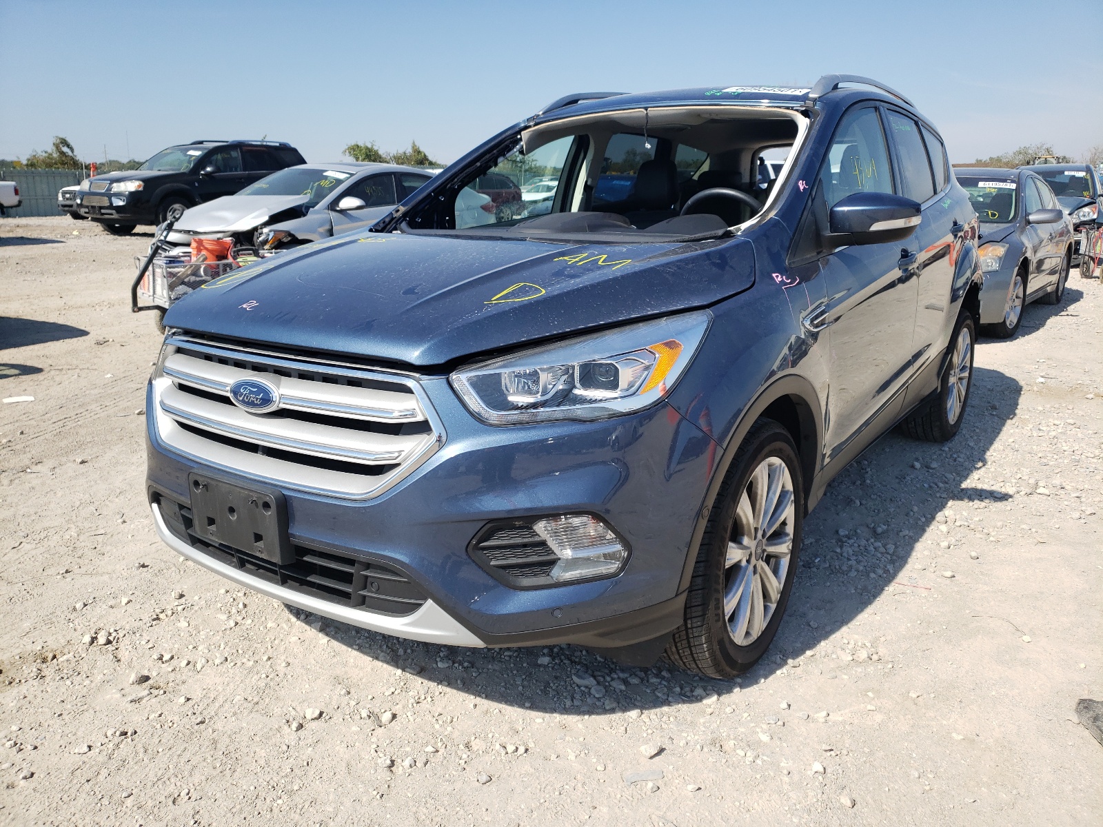 صورة رقم 2 من المزاد - 2018 FORD ESCAPE TIT مع VIN 1FMCU9J98JUB02428