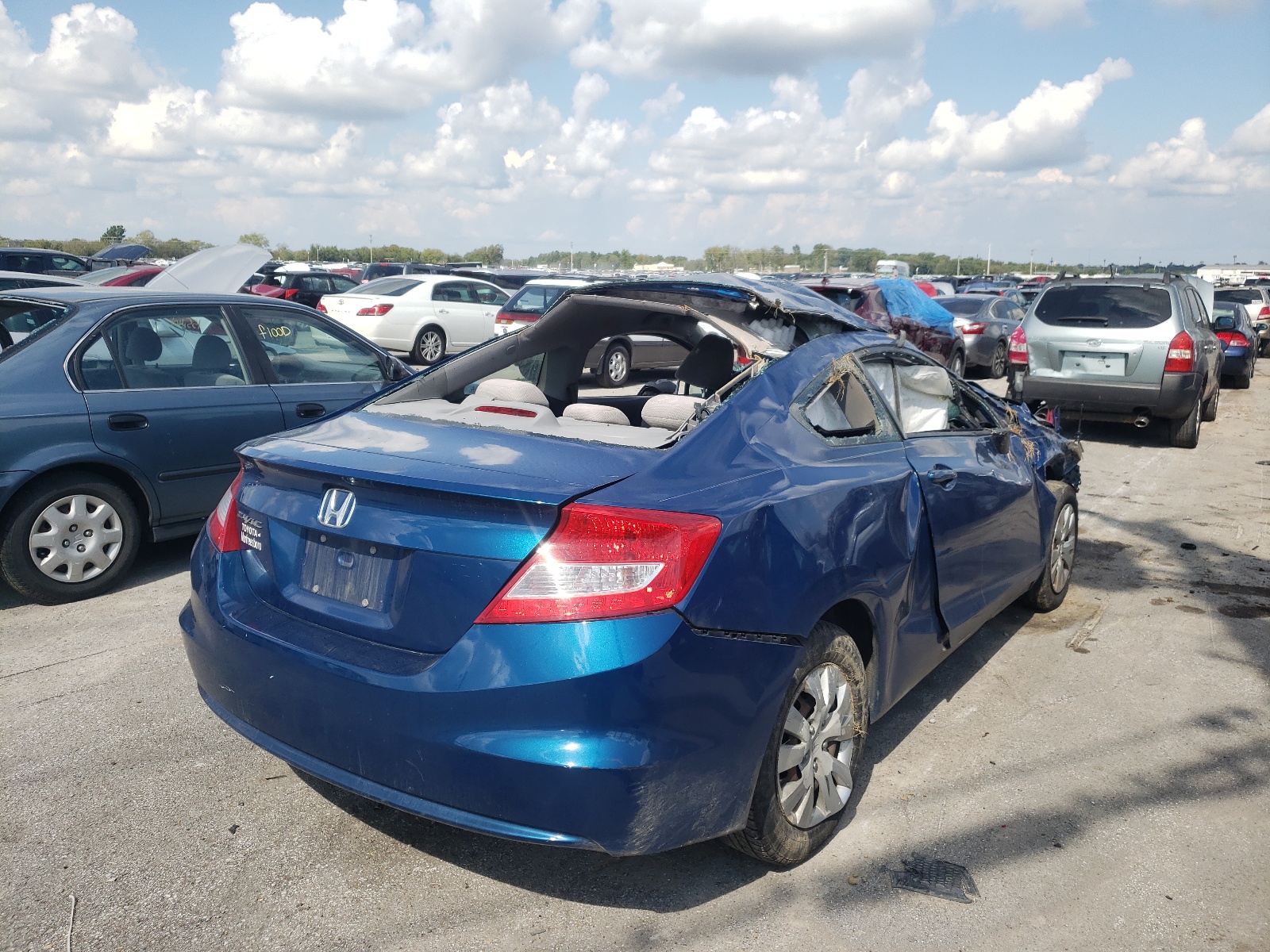 Photo 4 from auction – 2012 HONDA CIVIC LX with VIN 2HGFG3B53CH501059
