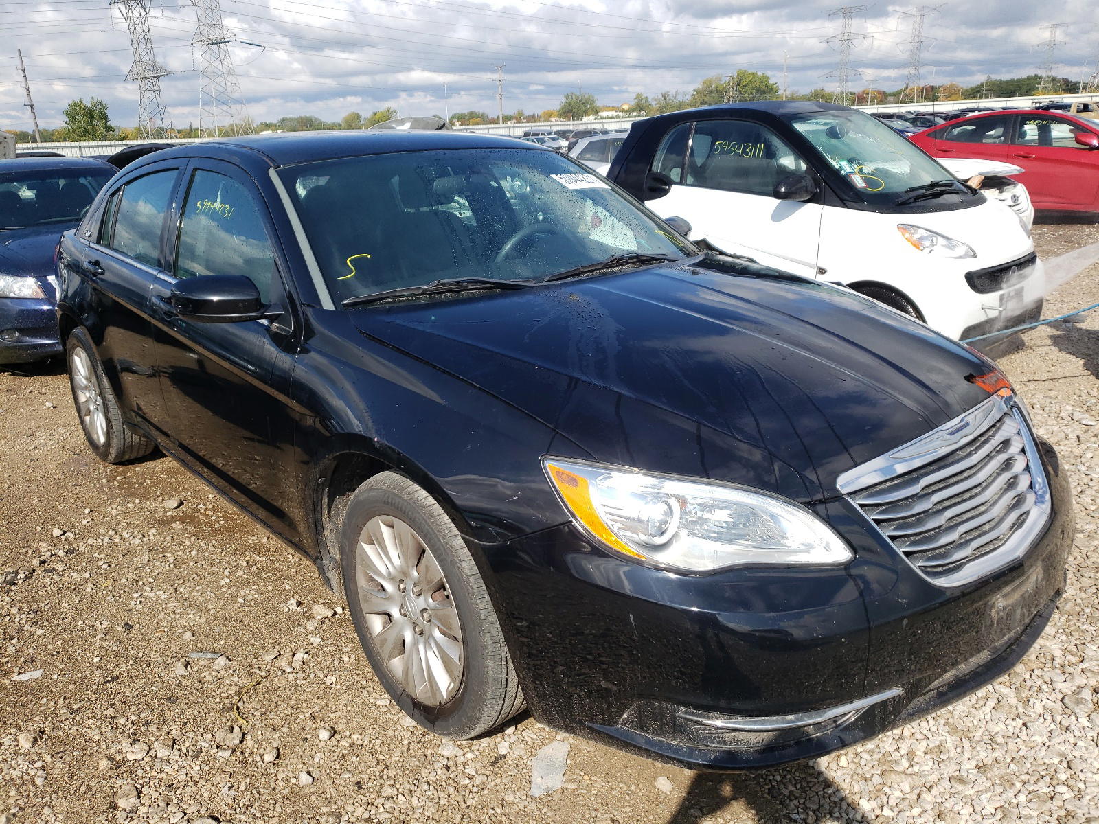 CHRYSLER 200 LX 2014 with VIN 1C3CCBAG1EN152489 - Photo from auction
