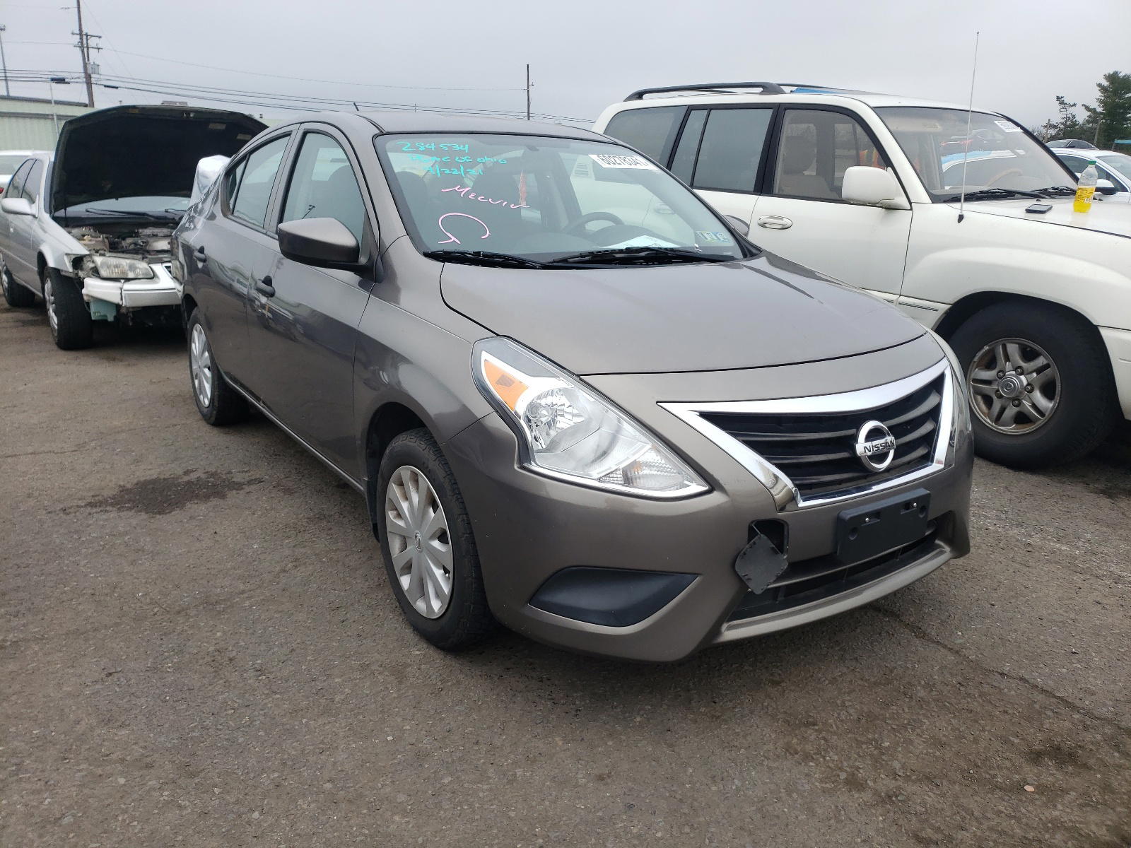 NISSAN VERSA S 2016 with VIN 3N1CN7AP4GL839748 - Photo from auction