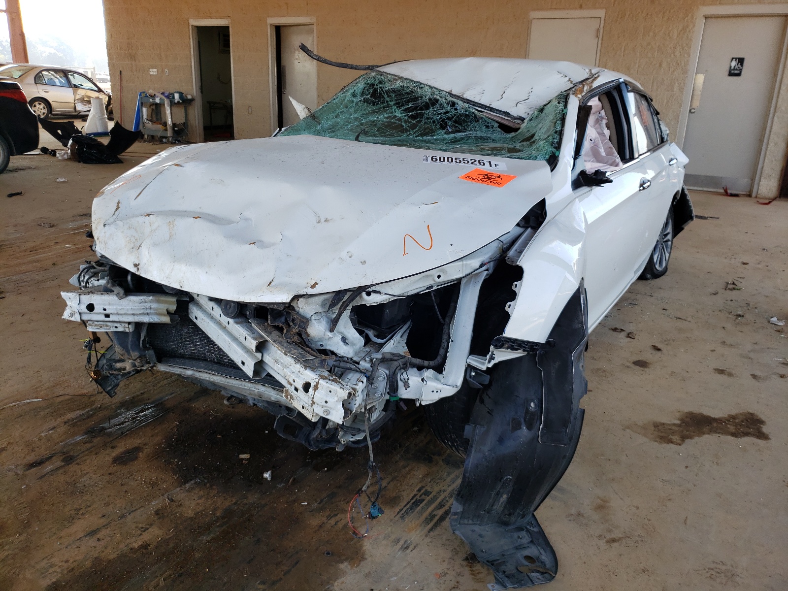 Photo 2 from auction – 2014 HONDA ACCORD LX with VIN 1HGCR2F38EA261704