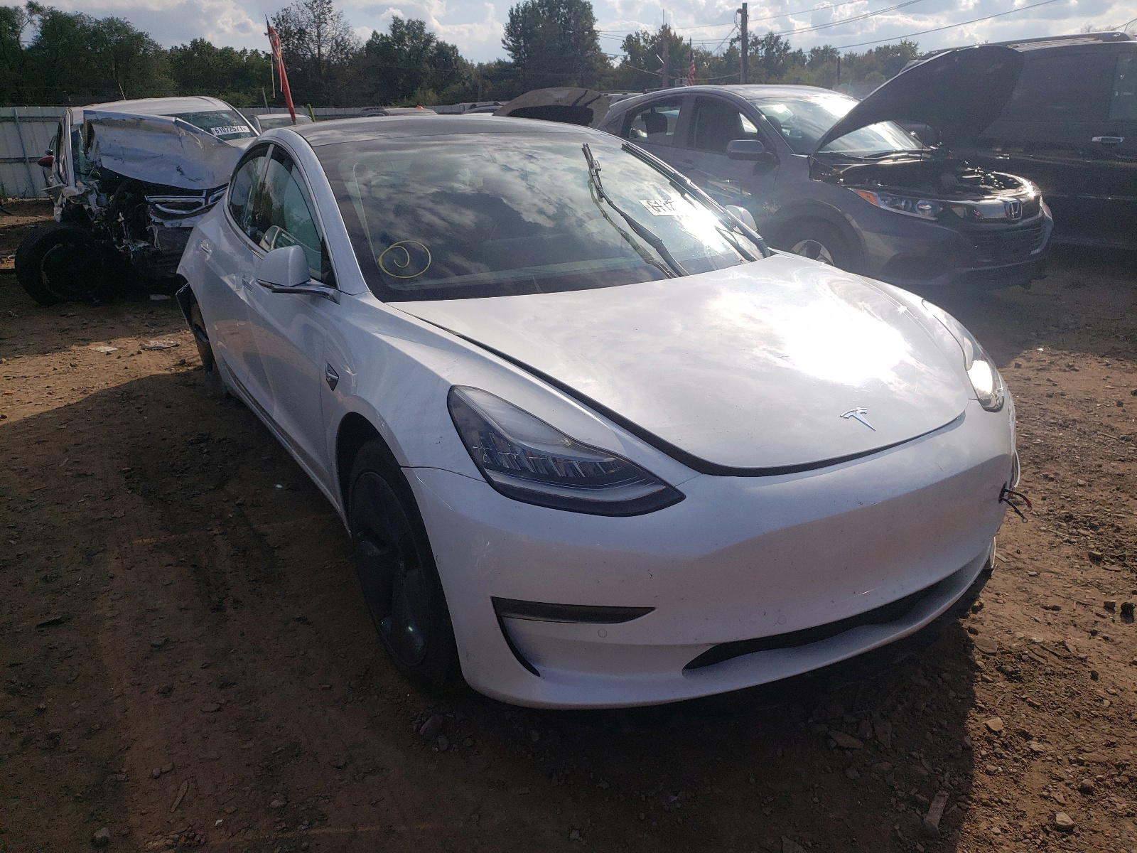 TESLA MODEL 3 2019 with VIN 5YJ3E1EB6KF493170 - Photo from auction