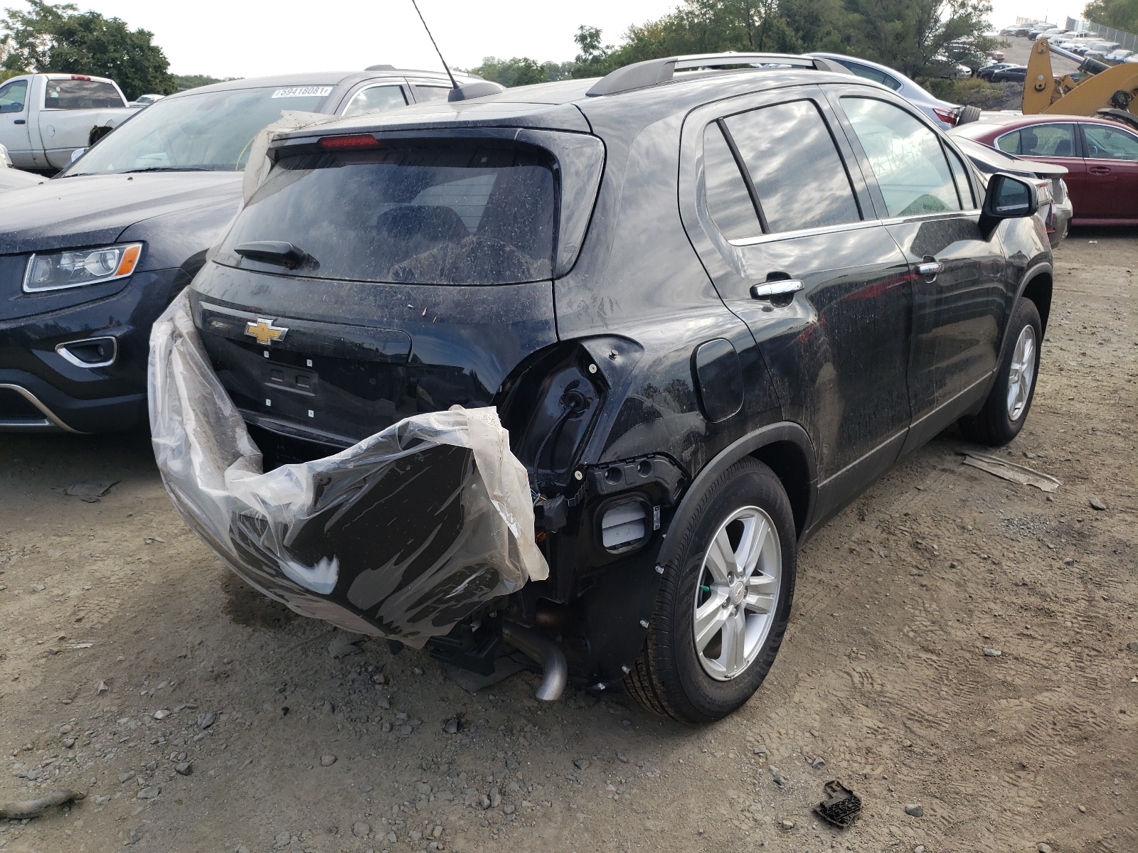 Photo 4 from auction – 2020 CHEVROLET TRAX 1LT with VIN KL7CJPSB4LB001207