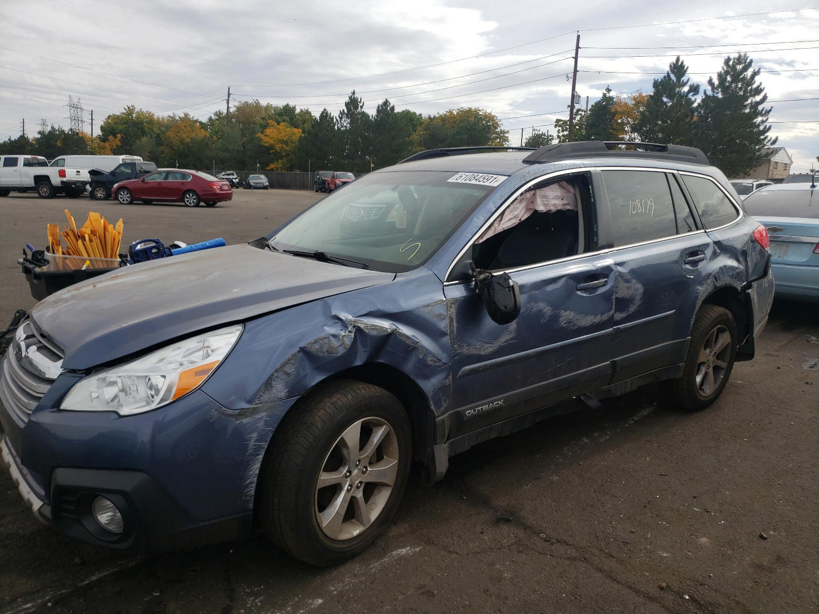 Photo 9 from auction – 2013 SUBARU OUTBACK 2. with VIN 4S4BRCKCXD3216347