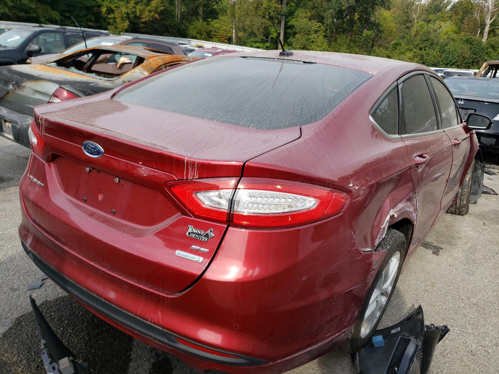 Photo 4 from auction – 2016 FORD FUSION SE with VIN 3FA6P0HD7GR162947