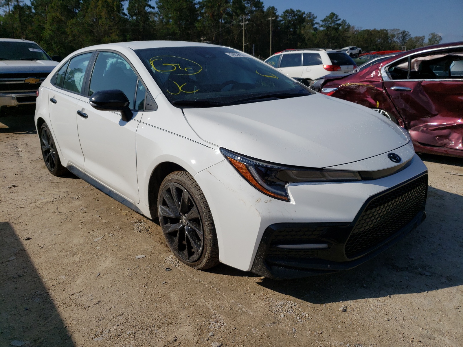Photo 1 from auction – 2021 TOYOTA COROLLA SE with VIN 5YFS4MCE4MP097906