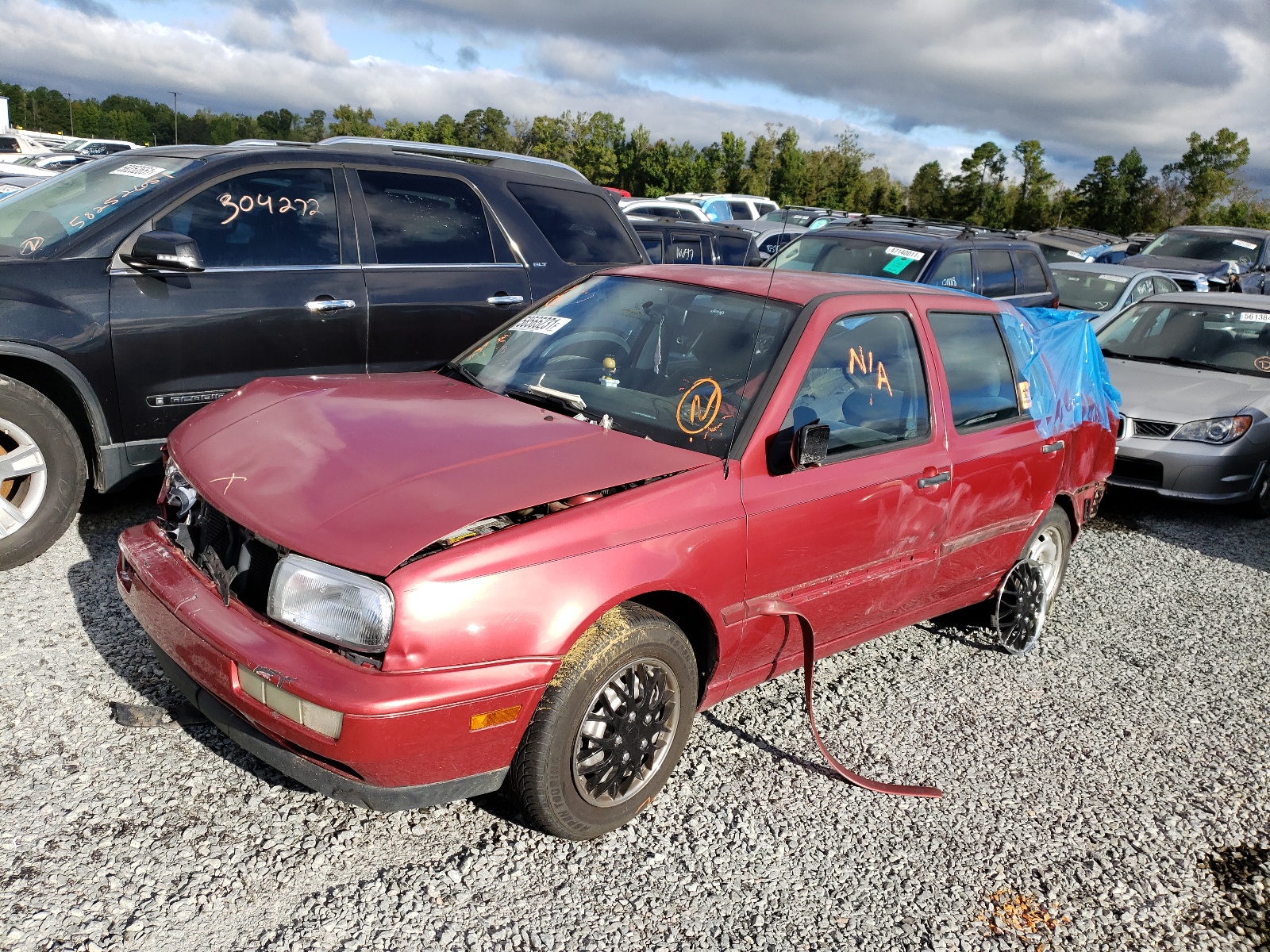 Photo 2 from auction – 1997 VOLKSWAGEN JETTA GL with VIN 3VWRA81H2VM082841