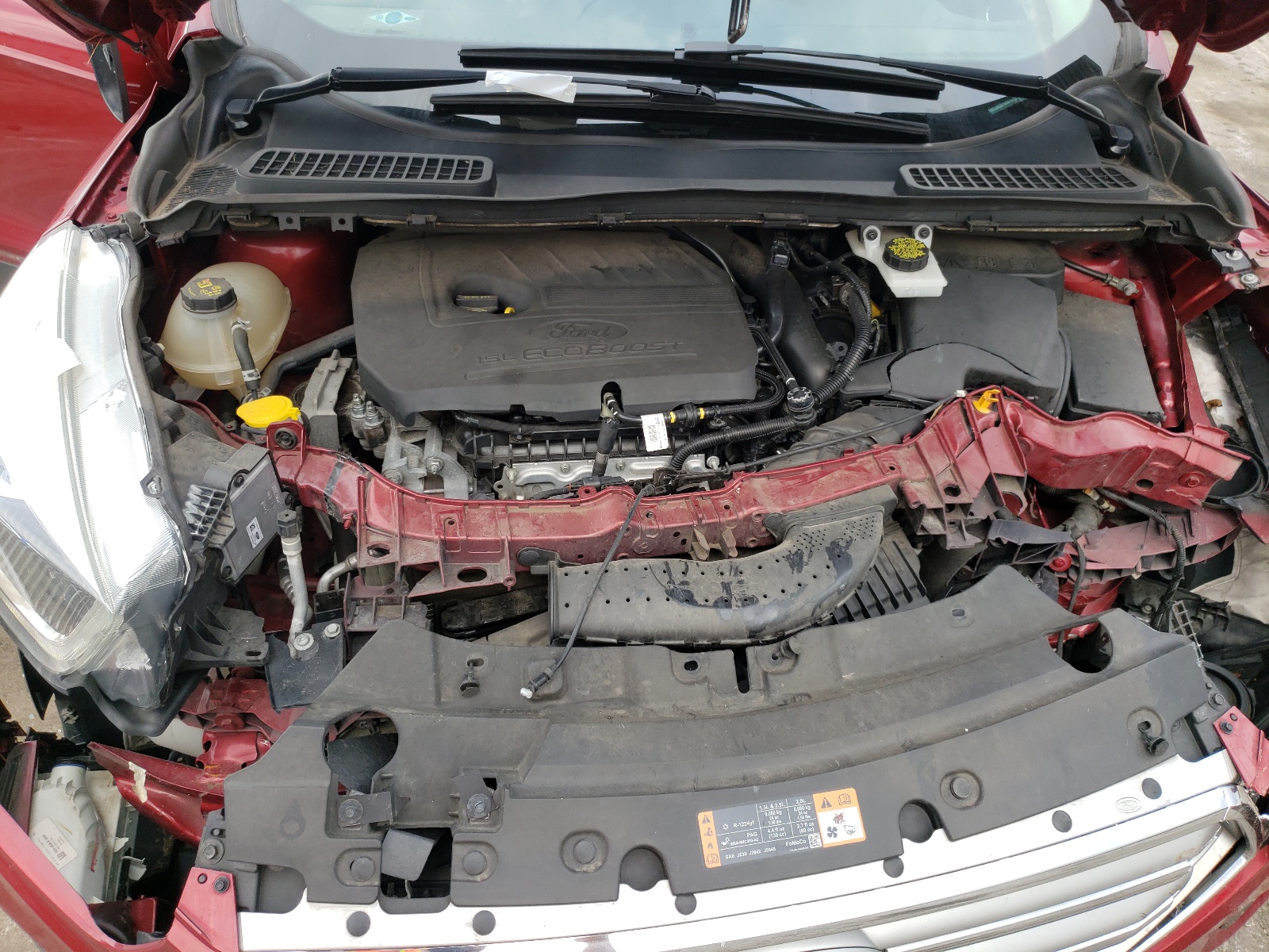 Photo 7 from auction – 2017 FORD ESCAPE SE with VIN 1FMCU9GD1HUA16156