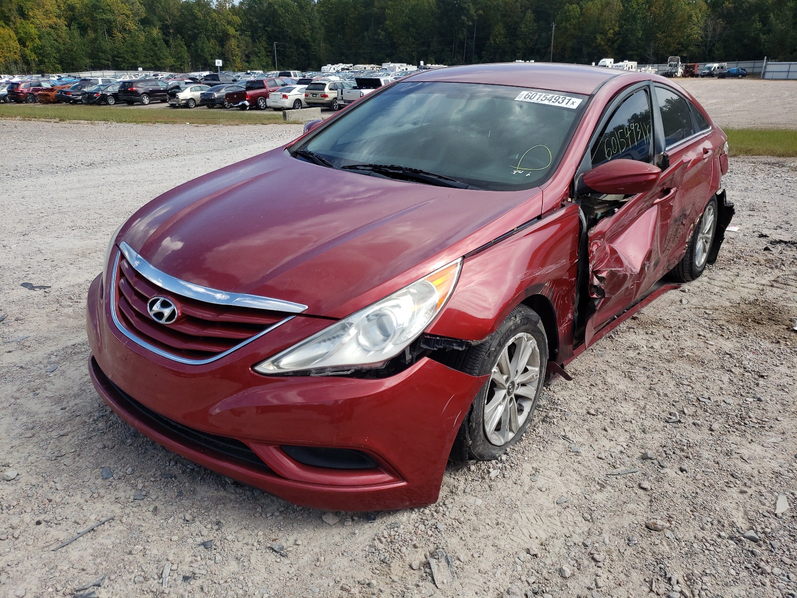 Photo 2 from auction – 2011 HYUNDAI SONATA GLS with VIN 5NPEB4AC7BH100537