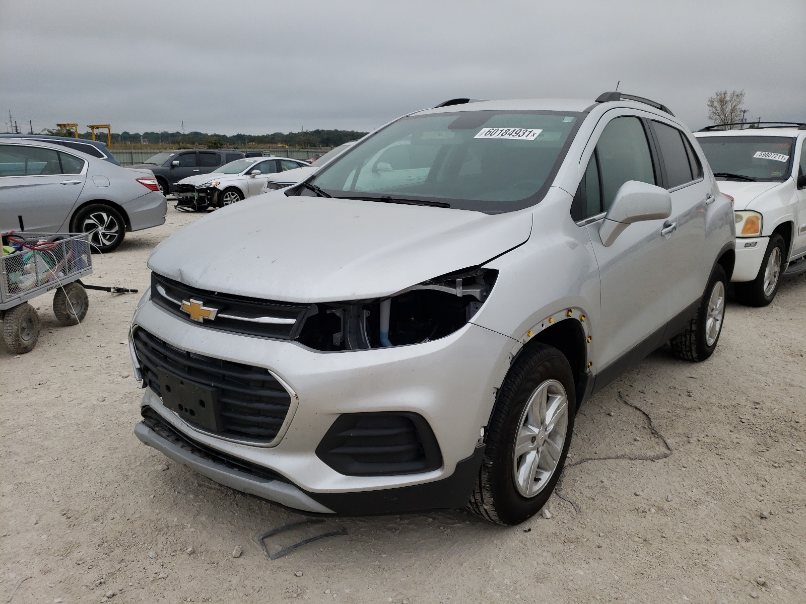 Photo 2 from auction – 2019 CHEVROLET TRAX 1LT with VIN KL7CJPSB5KB835789