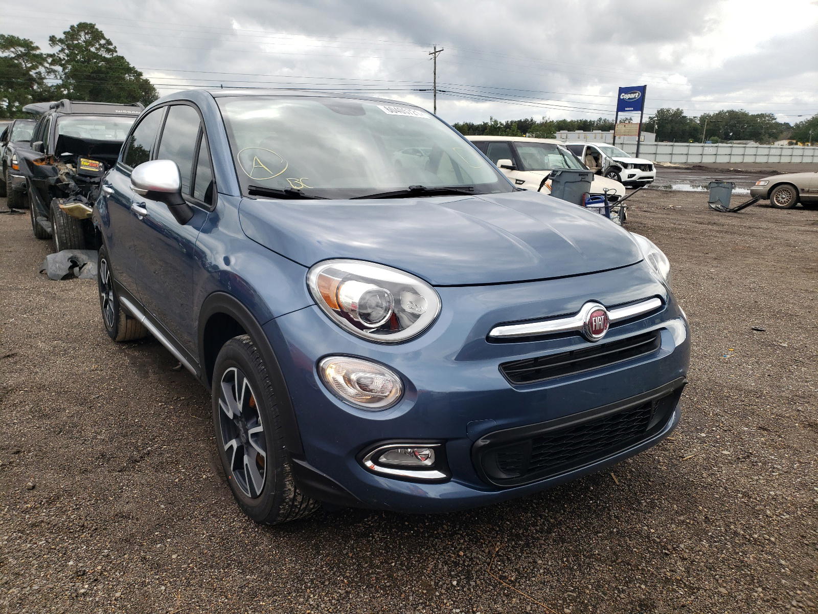 FIAT 500X POP 2018 with VIN ZFBCFYABXJP697490 - Photo from auction