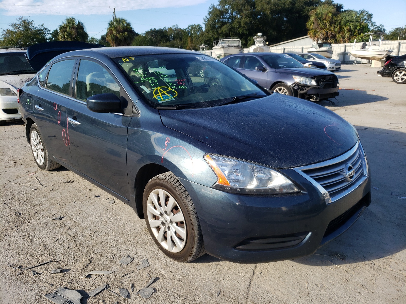 Photo 1 from auction – 2014 NISSAN SENTRA S with VIN 3N1AB7AP2EL683027