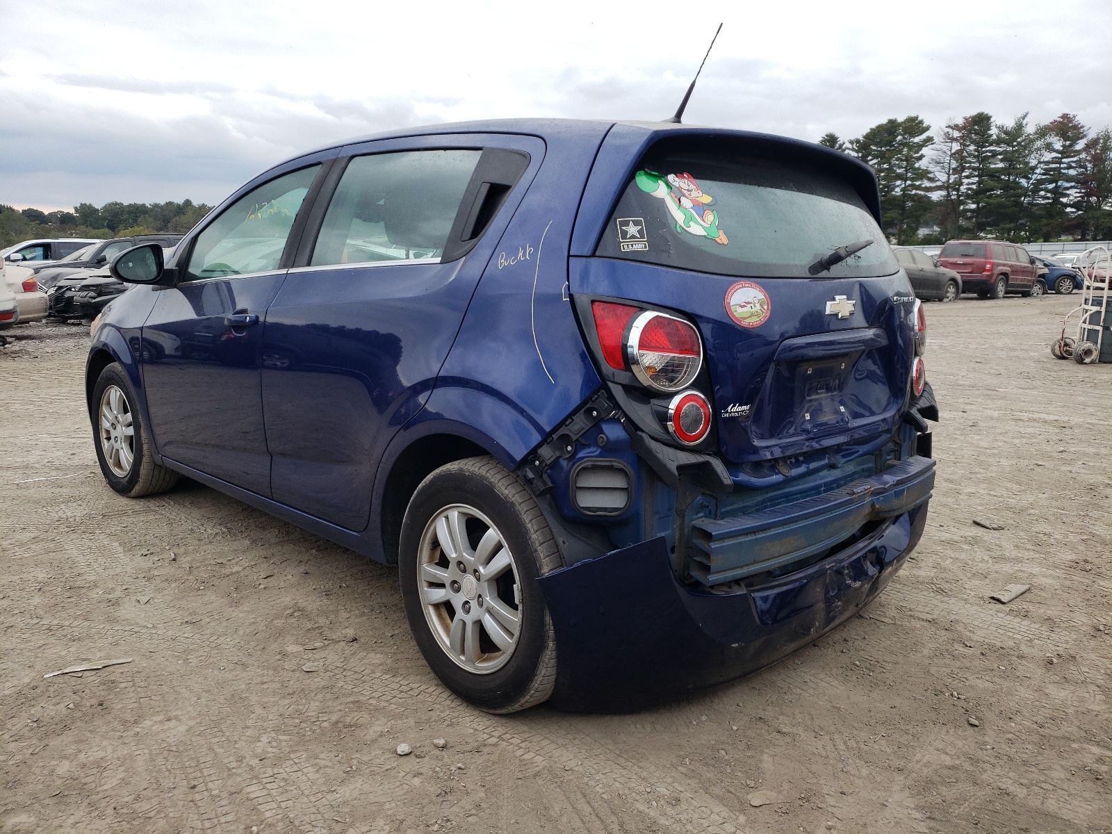 Photo 3 from auction – 2013 CHEVROLET SONIC LT with VIN 1G1JC6SG7D4219134