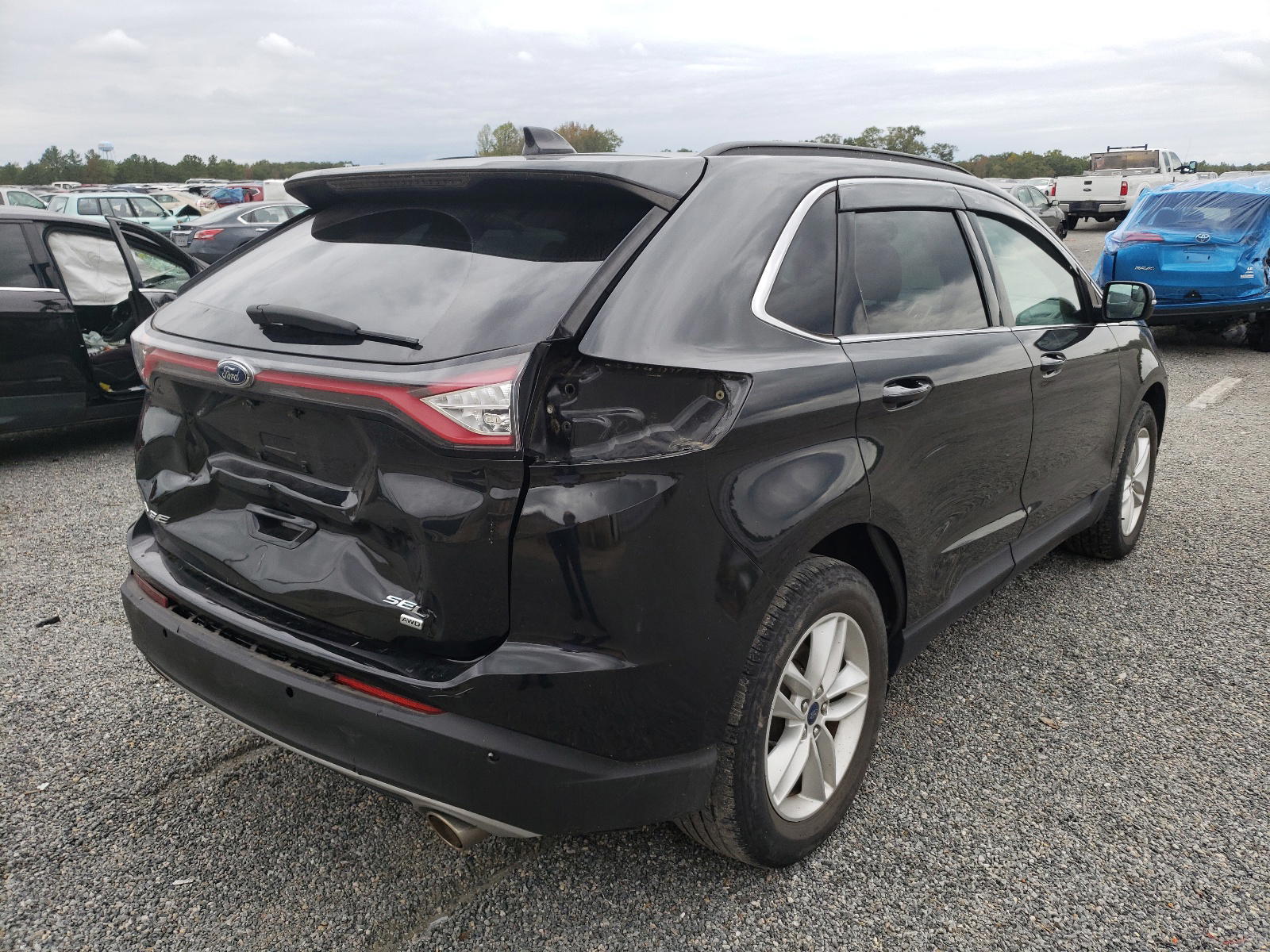 Photo 4 from auction – 2015 FORD EDGE SEL with VIN 2FMTK4J85FBB22729