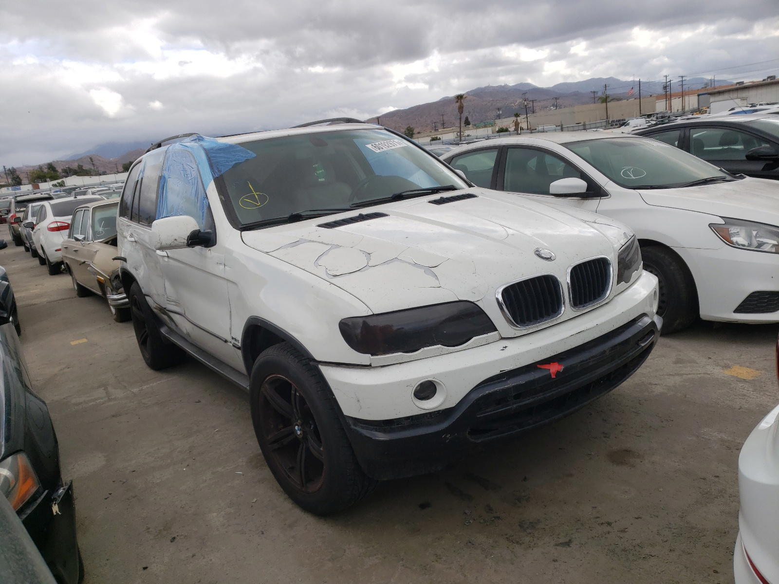 BMW X5 3.0I 2002 with VIN 5UXFA53592LP52033 - Photo from auction
