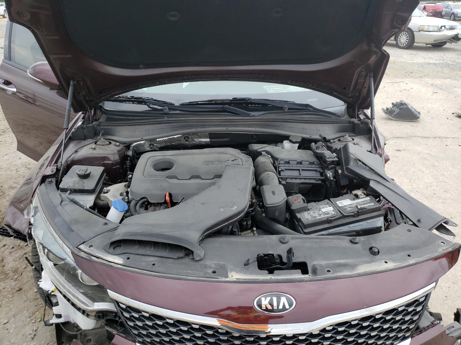 Photo 7 from auction – 2016 KIA OPTIMA with VIN 5XXGU4L39GG119285
