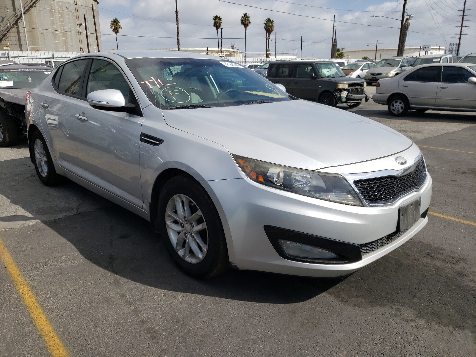 KIA OPTIMA LX 2013 with VIN 5XXGM4A73DG209680 - Photo from auction