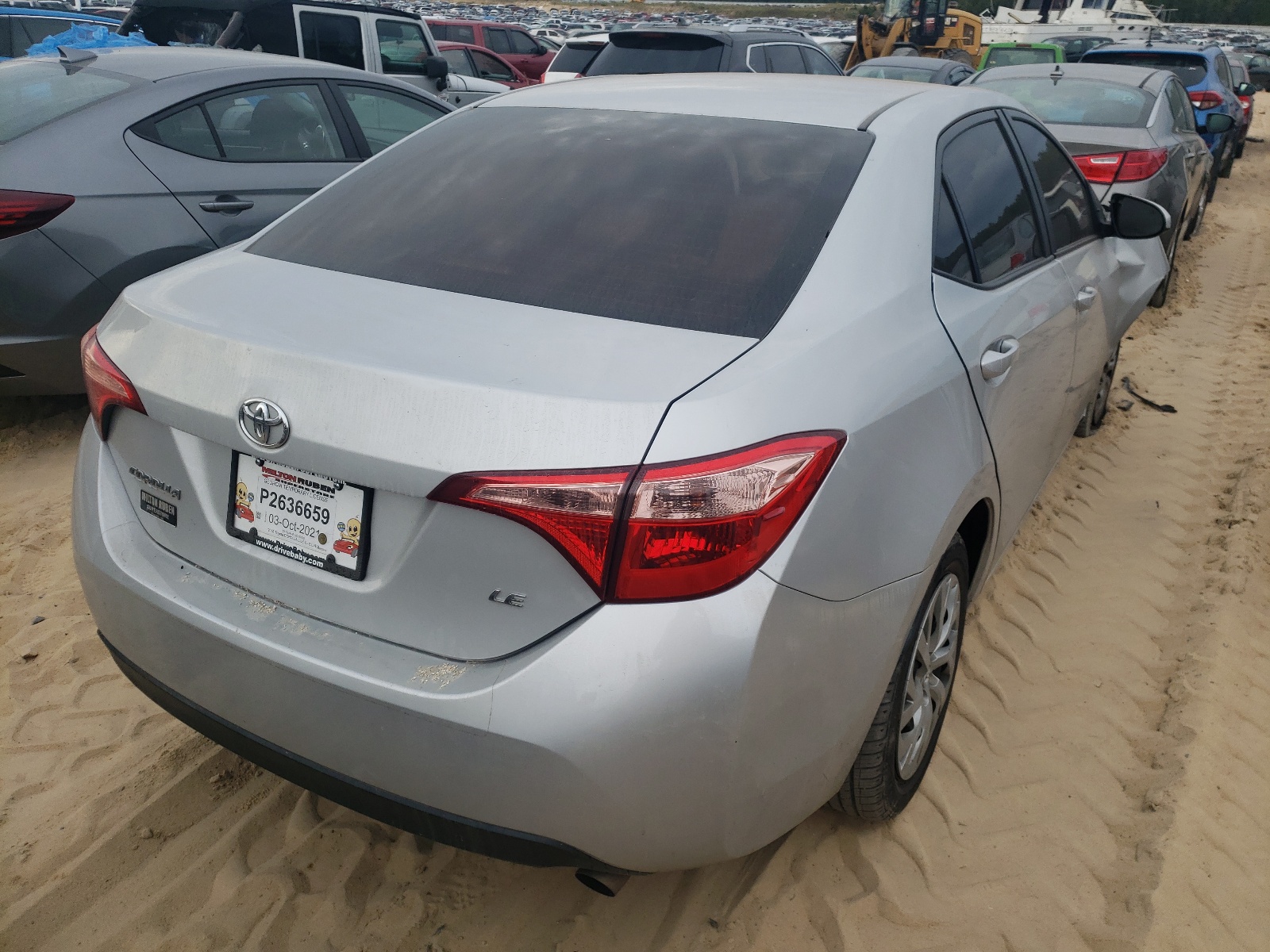 Photo 4 from auction – 2018 TOYOTA COROLLA L with VIN 2T1BURHE1JC107602