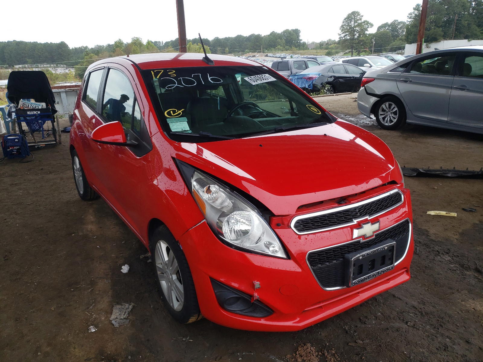 CHEVROLET SPARK LS 2014 with VIN KL8CB6S93EC592076 - Photo from auction